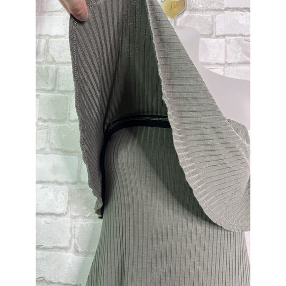 One Clothing Strapless Olive Green Soft Dress - Picture 5 of 9